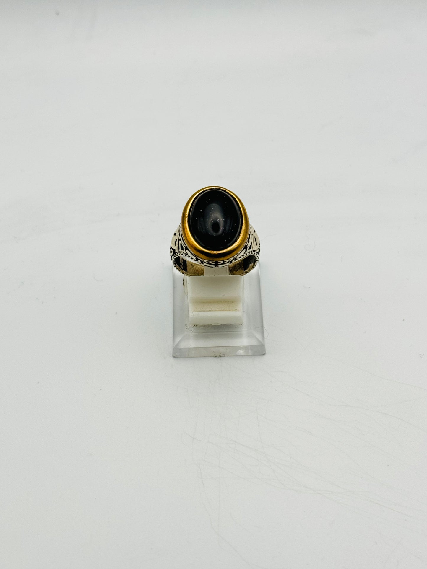 Black glitter Agate