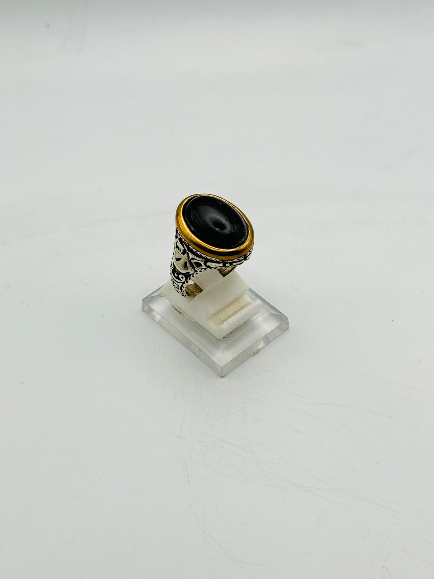 Black glitter Agate