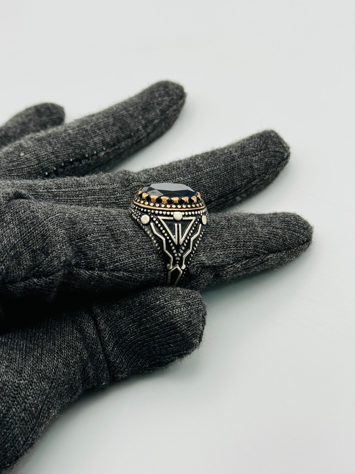Dark blue sapphire