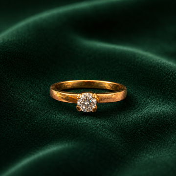 The Eternal Solitaire Classic Gold Band Ring