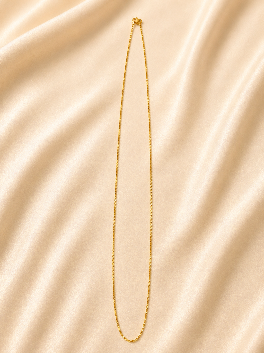 Gold Plated Classic Curb Chain Necklace
