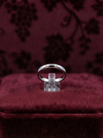 Pure 999 Silver Classic Band Ring for Men & Women