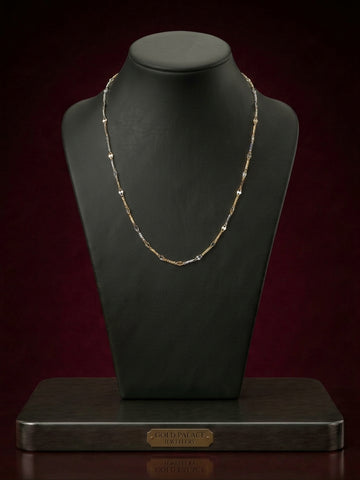 Multi-Colour Chain Necklace in 925 Pure Silver