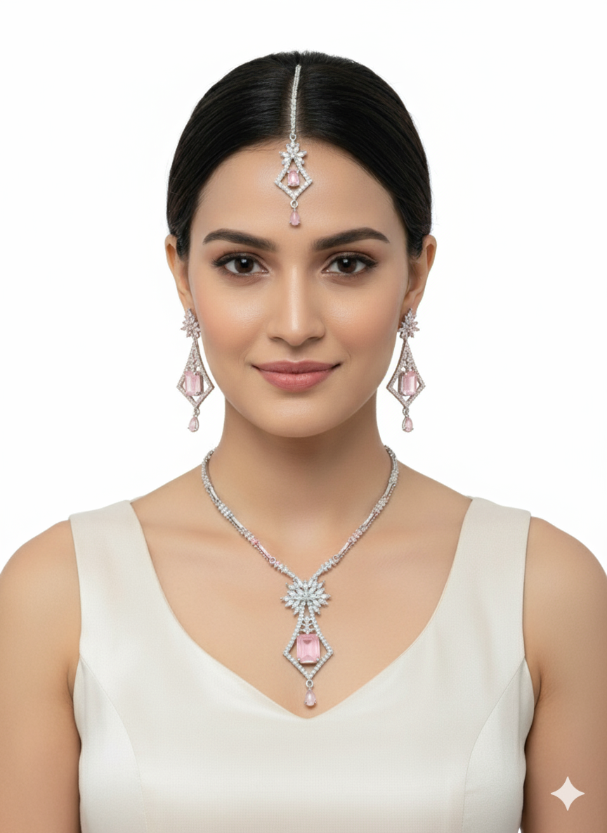 Light Pink Stones Set
